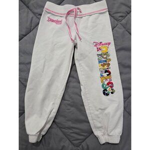 Disney Parks Princess Joggers Sweatpants Girls Size XSmall Embroidered